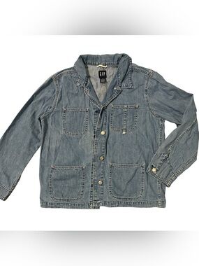 GAP Light Blue Denim Chore Jacket